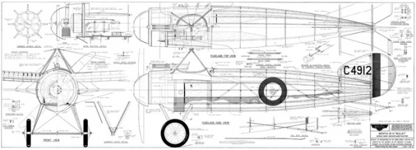 Bristol M1c Bullet Bauplan